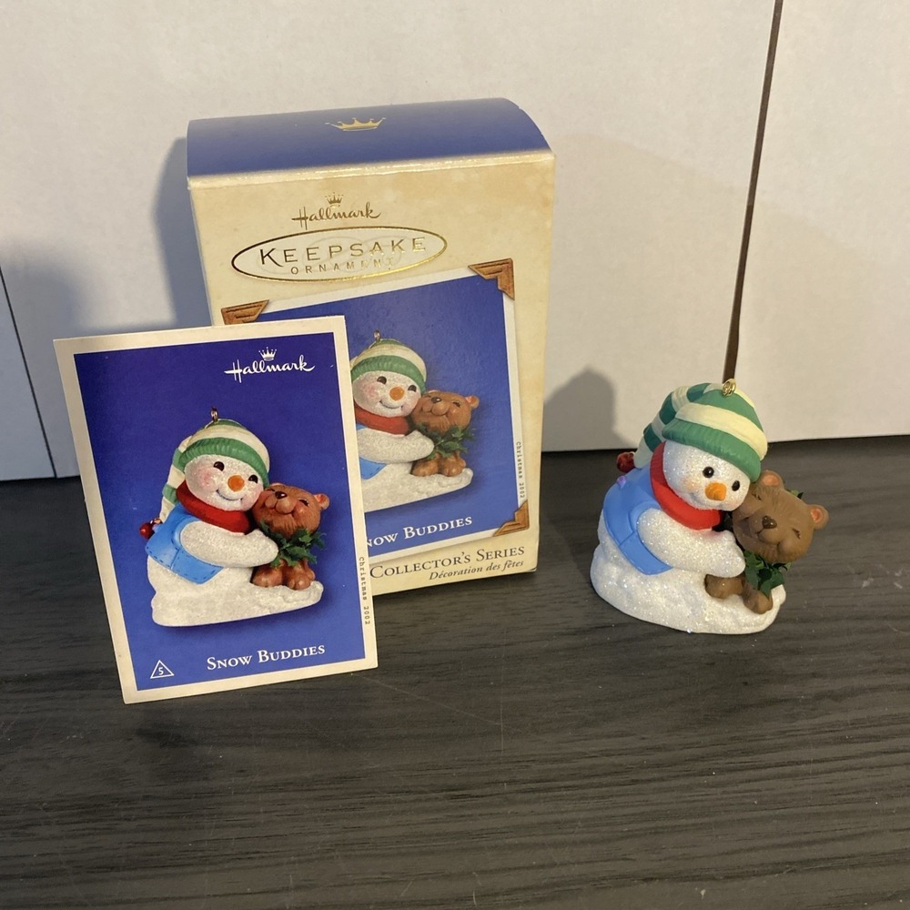 Hallmark Keepsake Ornament‎ #5 In The Series Of Snow Buddies 2002